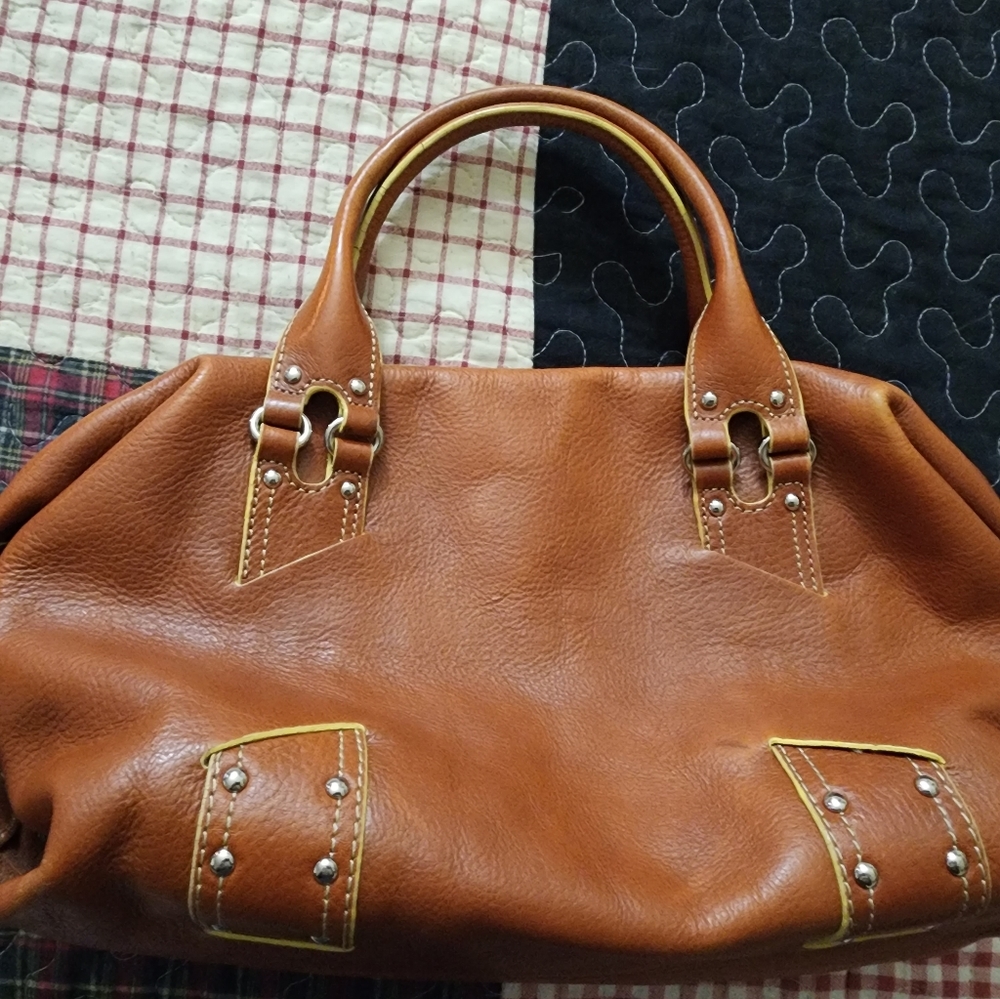 Cole Haan Brown Leather Satchel